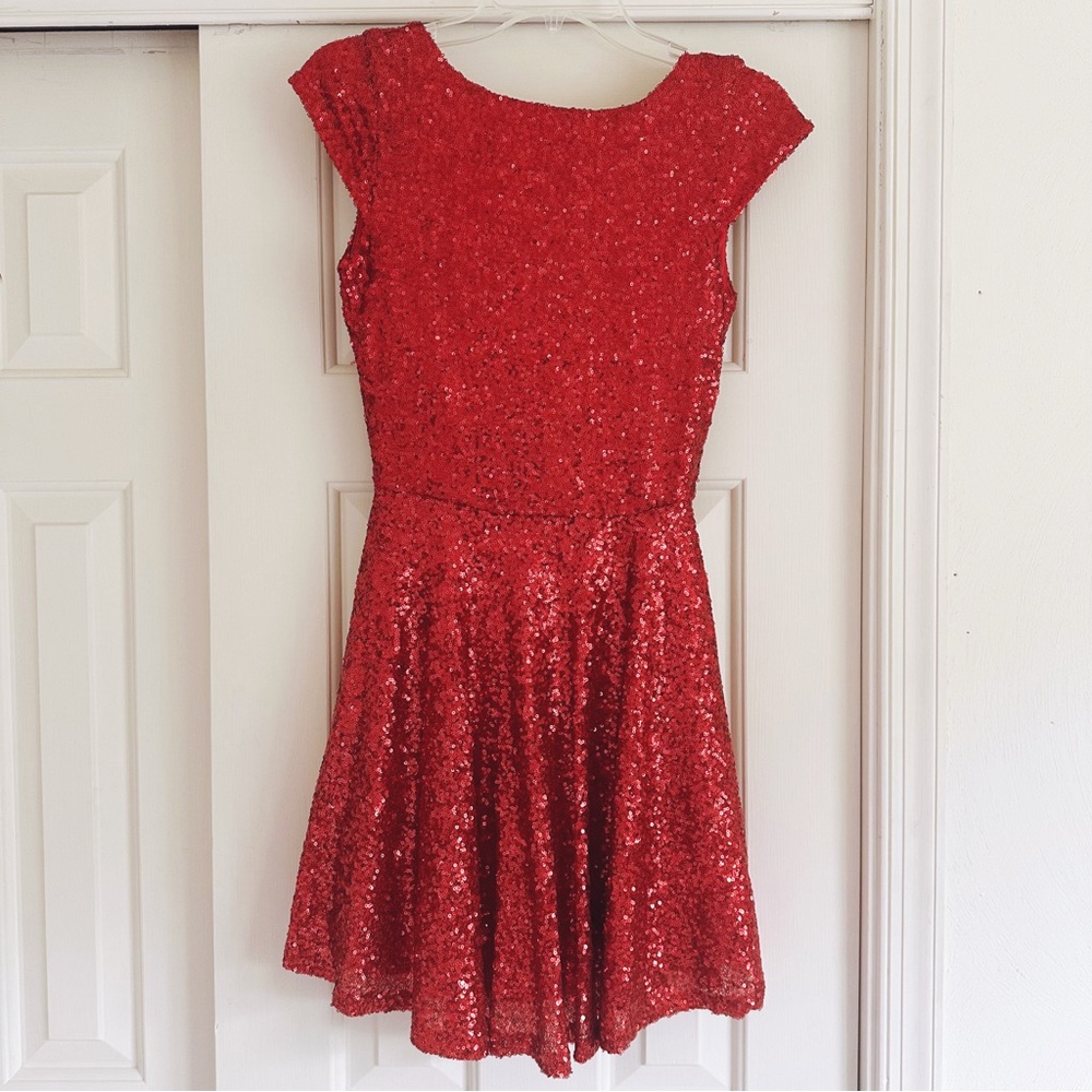 ASOS || Sequin Skater Dress